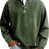 Amir | Winter Henley with Long Sleeves