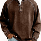 Amir | Winter Henley with Long Sleeves