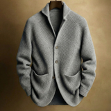 Danoir Paris™ | Men's Cardigan in Knitted Wool