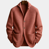 Danoir Paris™ | Men's Cardigan in Knitted Wool