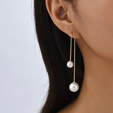 Statement Drop Earrings with Sparkle