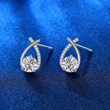Luxury Twisted Cubic Drop Earrings