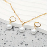 Elegant and Charming Necklace Set with Pearls