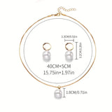 Elegant and Charming Necklace Set with Pearls