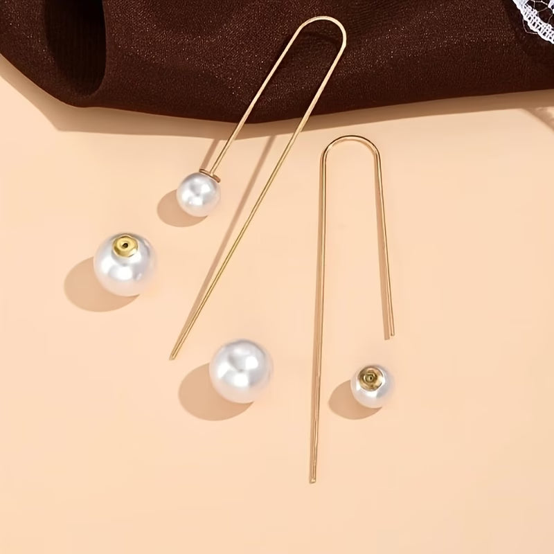 Statement Drop Earrings with Sparkle