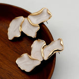 Flower Petal Shaped Earrings