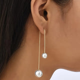 Statement Drop Earrings with Sparkle