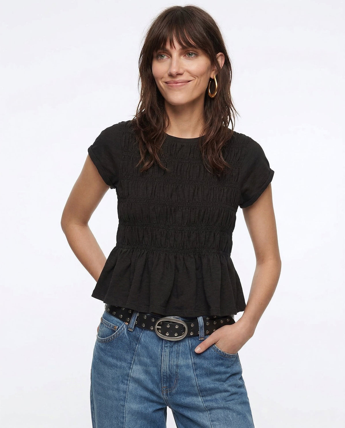 Rita DiCaprio Ruffled Top