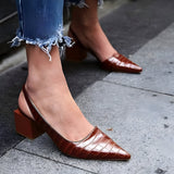 Graziella | Heeled Shoes with a Wide Toe