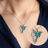 Beautiful Hummingbird Necklace with Bonus Earrings – Limited Time Offer