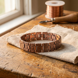 Calista Santorini Men's Copper Bracelet Grit