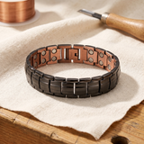 Calista Santorini Brown Men's Bracelet Made of Copper