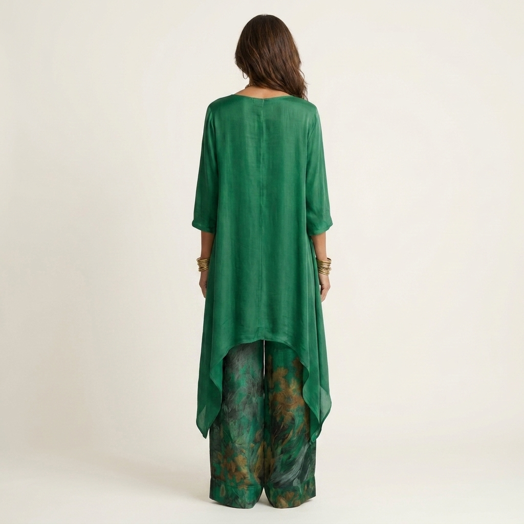 Cariola | Twin Set with Asymmetrical Tunic