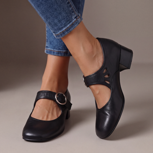 Josephine | Leather Comfortable Mary Janes