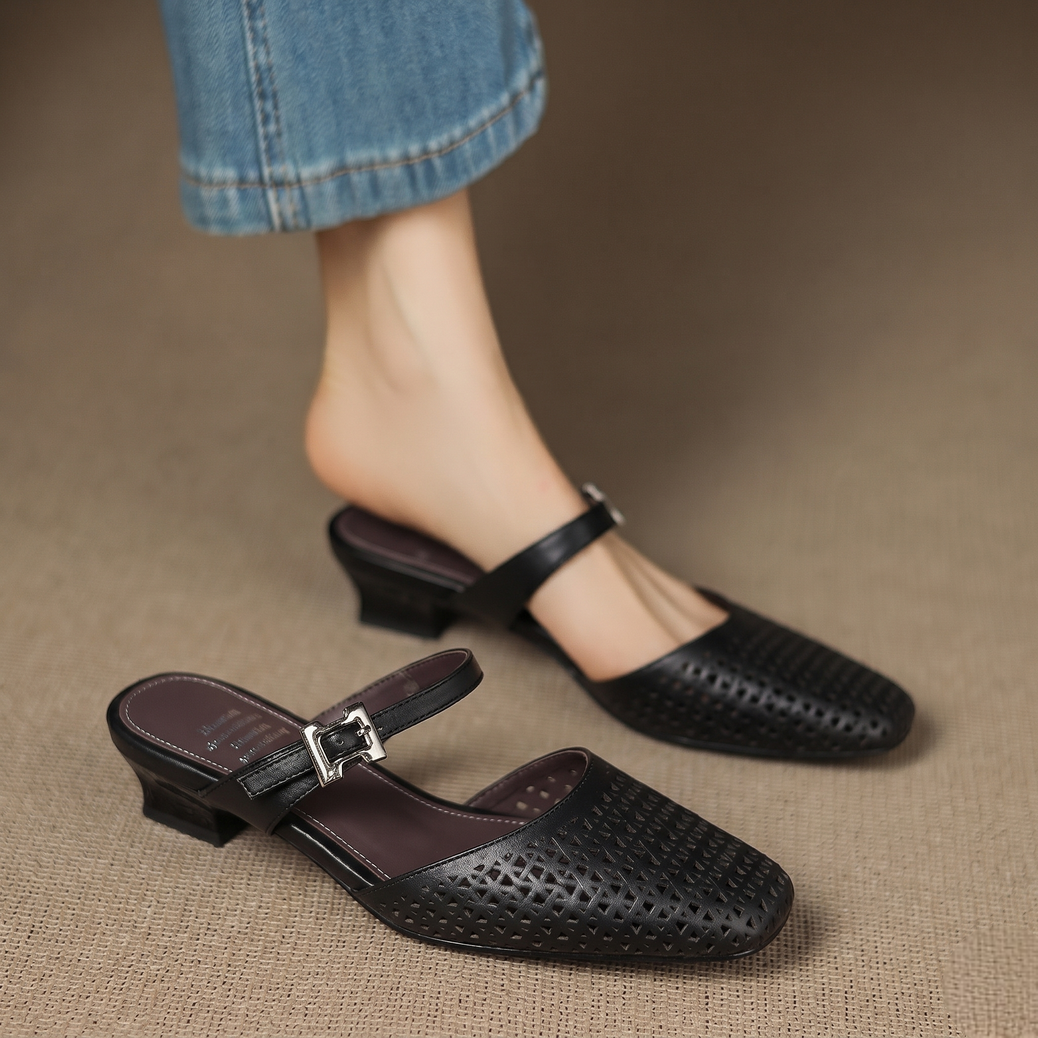 Nilda | Authentic Leather Clogs