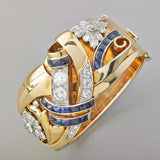 Vintage Ring in Gold with Zircon