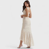 Carisia - Long Blue Dress