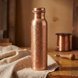 Calista Santorini 950 ml Engraved Copper Water Bottle