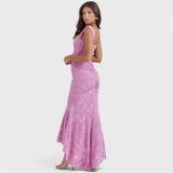 Carisia - Long Blue Dress