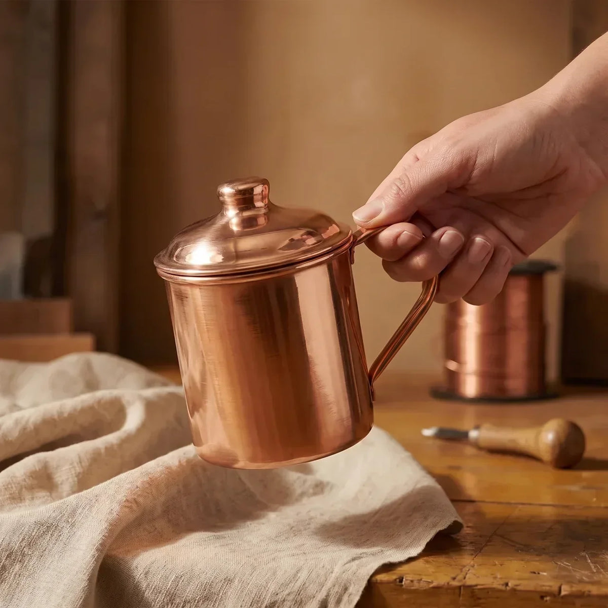 Calista Santorini Handmade Copper Mug