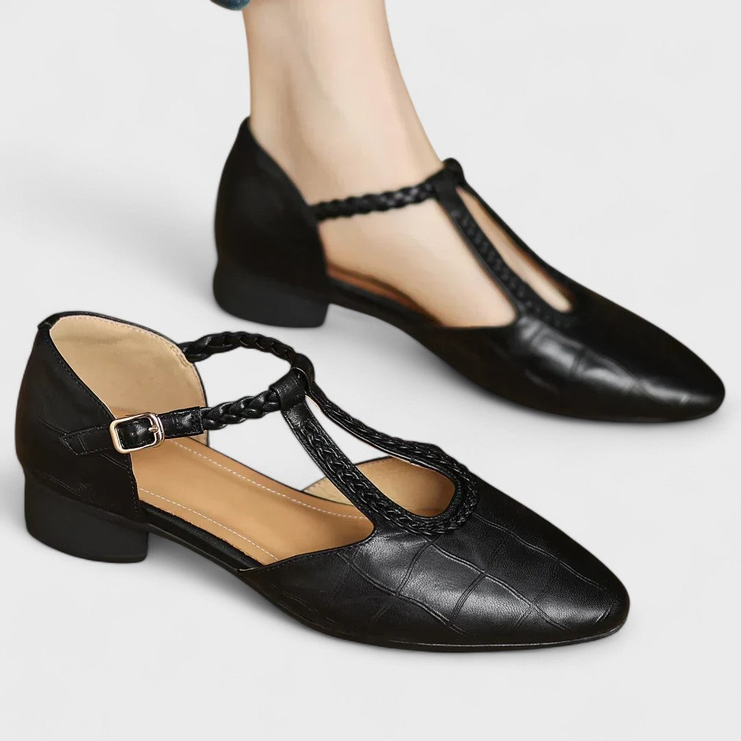 Elena – Leather Orthopaedic Mary Jane Shoes