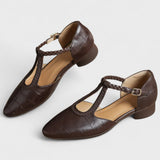 Elena – Leather Orthopaedic Mary Jane Shoes