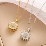 Modern Silver Necklace and Earrings with Zircon