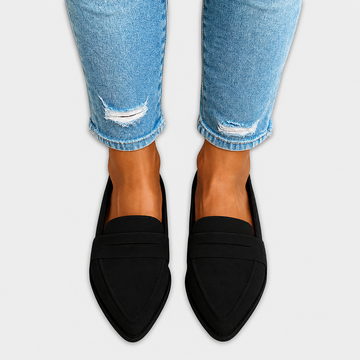 Nadia | Moccasins with a Matte Finish