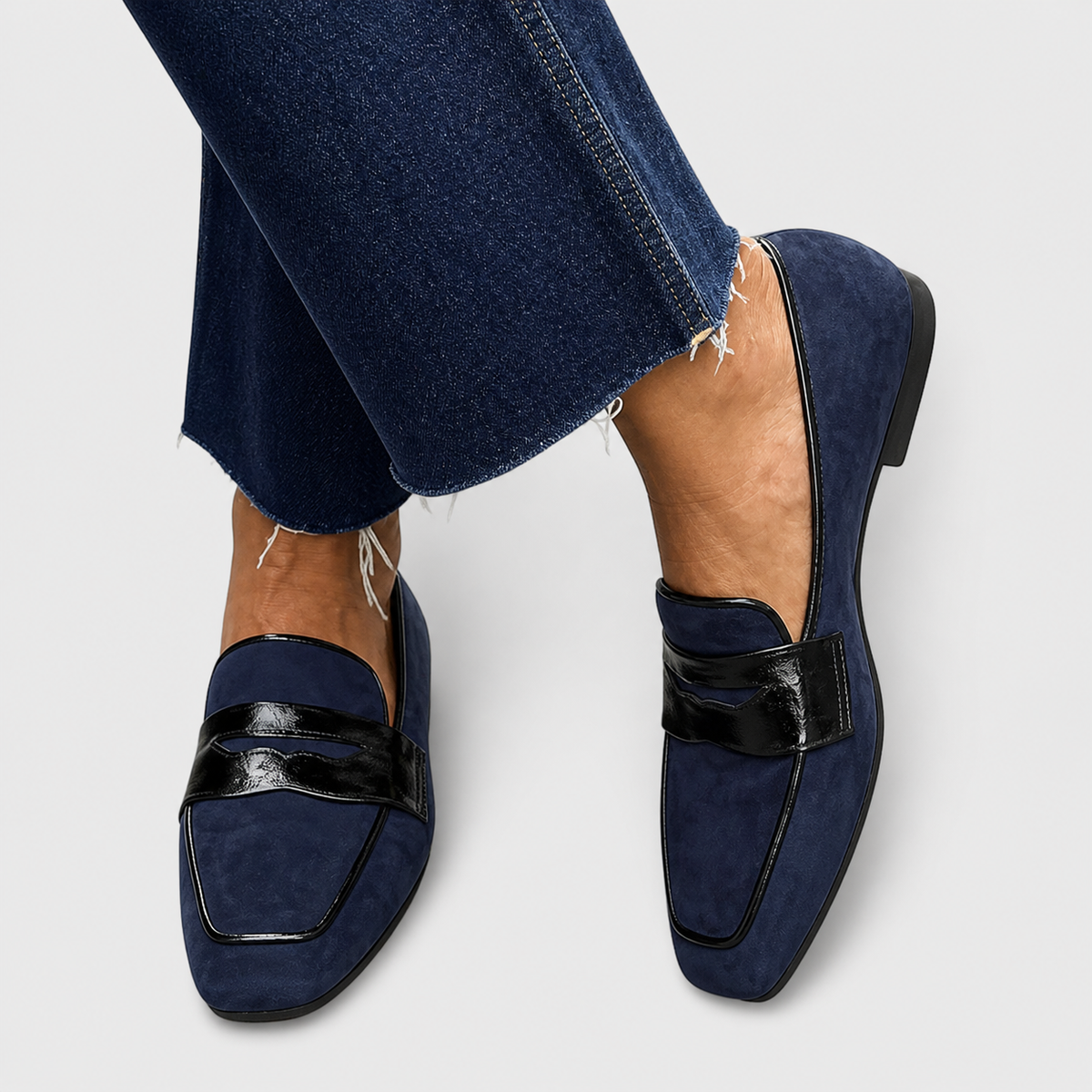 Nora | Classic Blue Loafers