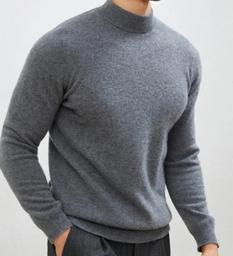 Cashmere High Neck Jumper
