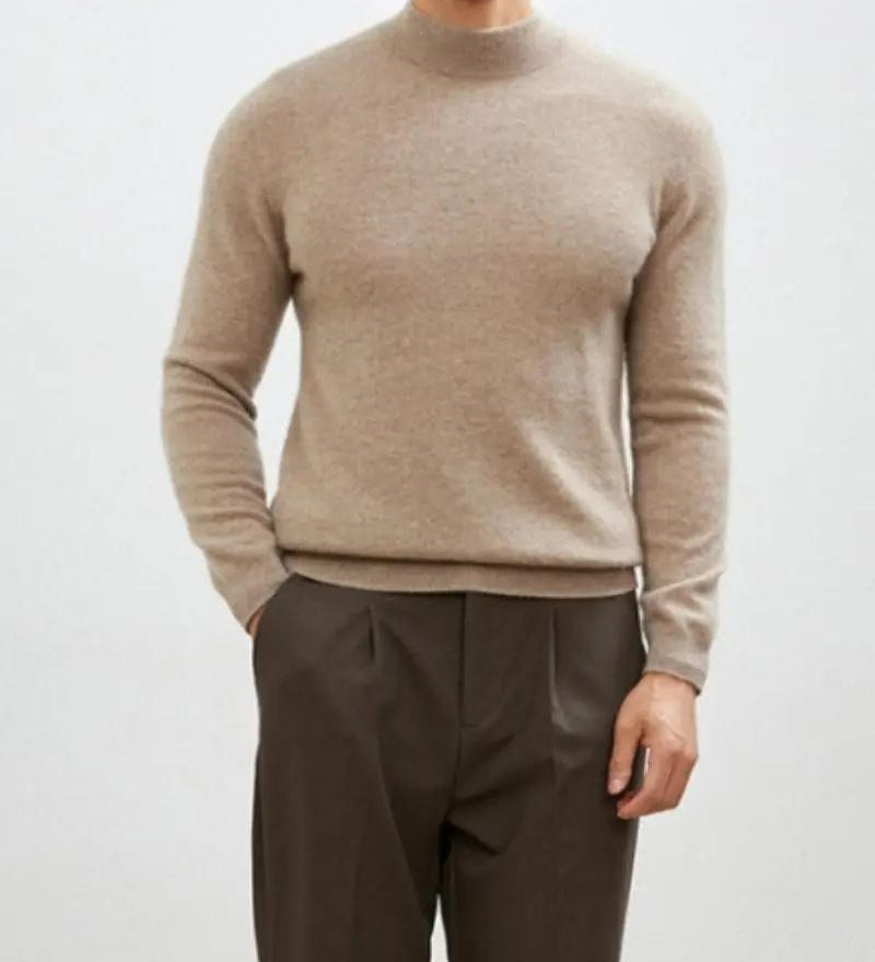 Cashmere High Neck Jumper