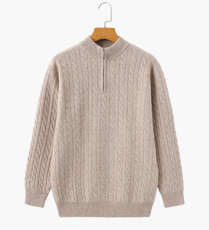 1/2 Roll Neck Sweater made from 100% Cashmere