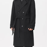 Classic Double-Breasted Trench Coat