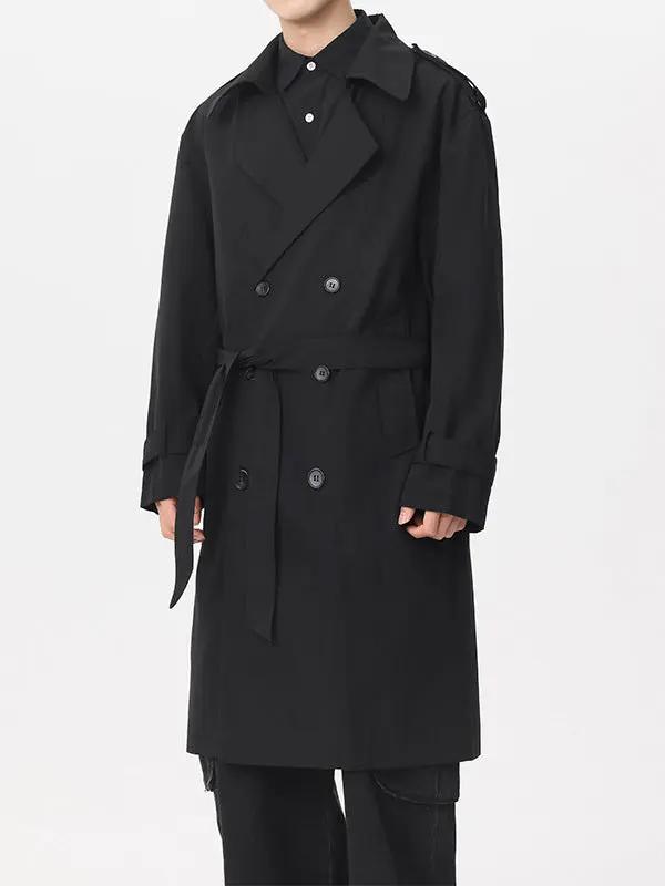 Classic Double-Breasted Trench Coat