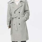 Classic Double-Breasted Trench Coat