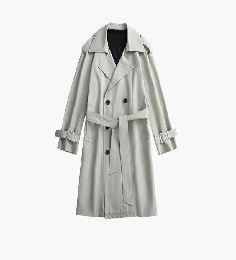 Classic Double-Breasted Trench Coat