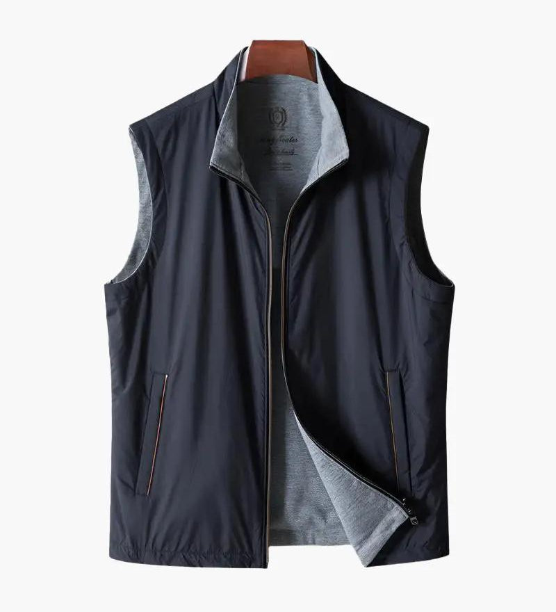Slim Fit Polyester Gilet