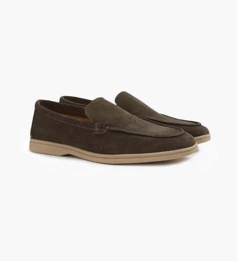 Luxury Suede Loafers Old Money