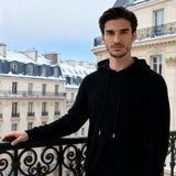 100% Cashmere Hooded Sweatshirt