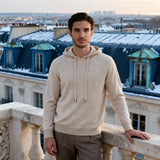 100% Cashmere Hooded Sweatshirt