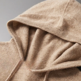 100% Cashmere Hooded Sweatshirt