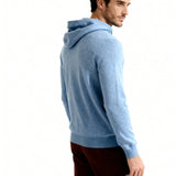 100% Cashmere Hooded Sweatshirt