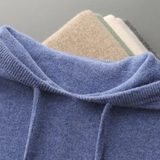 100% Cashmere Hooded Sweatshirt