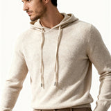 100% Cashmere Hooded Sweatshirt