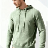 100% Cashmere Hooded Sweatshirt