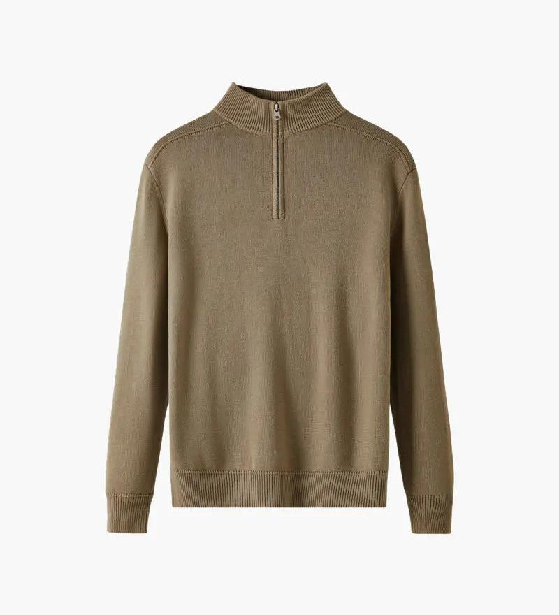 100% Merino Wool, Half Zip