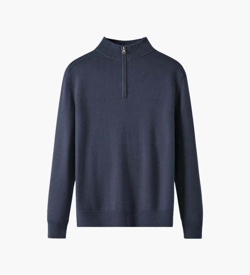 100% Merino Wool, Half Zip