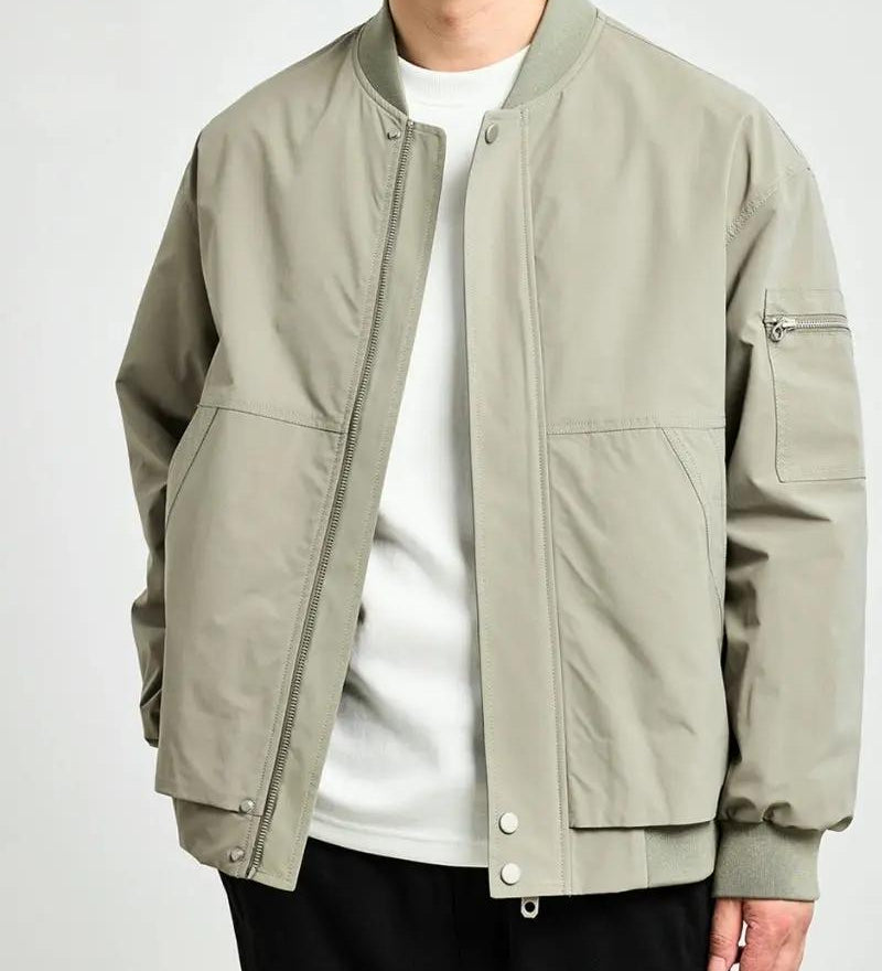 Minimalist Bomber Jacket