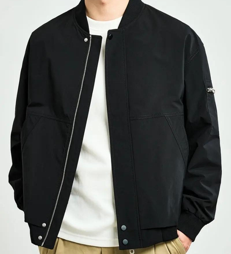 Minimalist Bomber Jacket