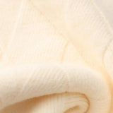 Round Neck Diamond Knit Sweater